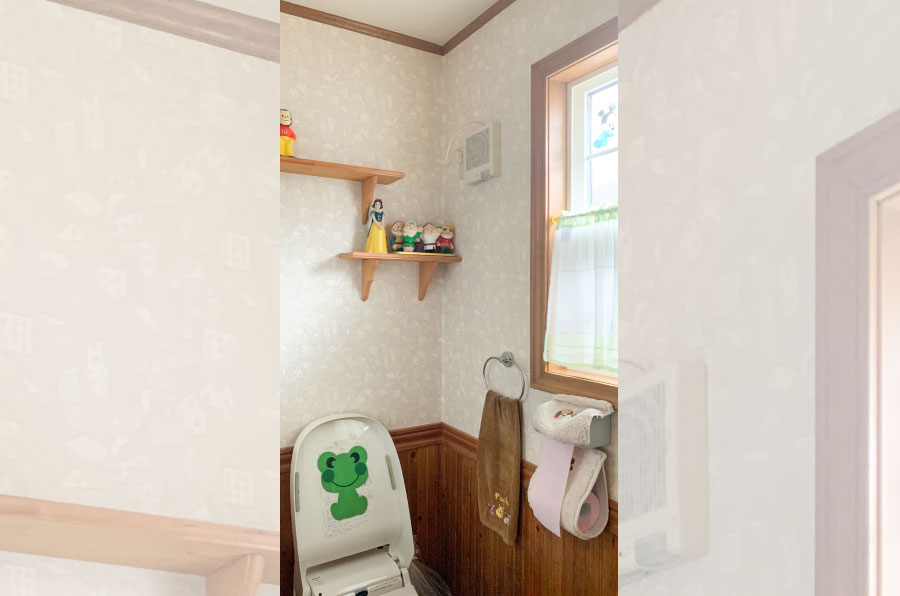 壁紙張替えセレーノホーム リフォーム事例ビフォー