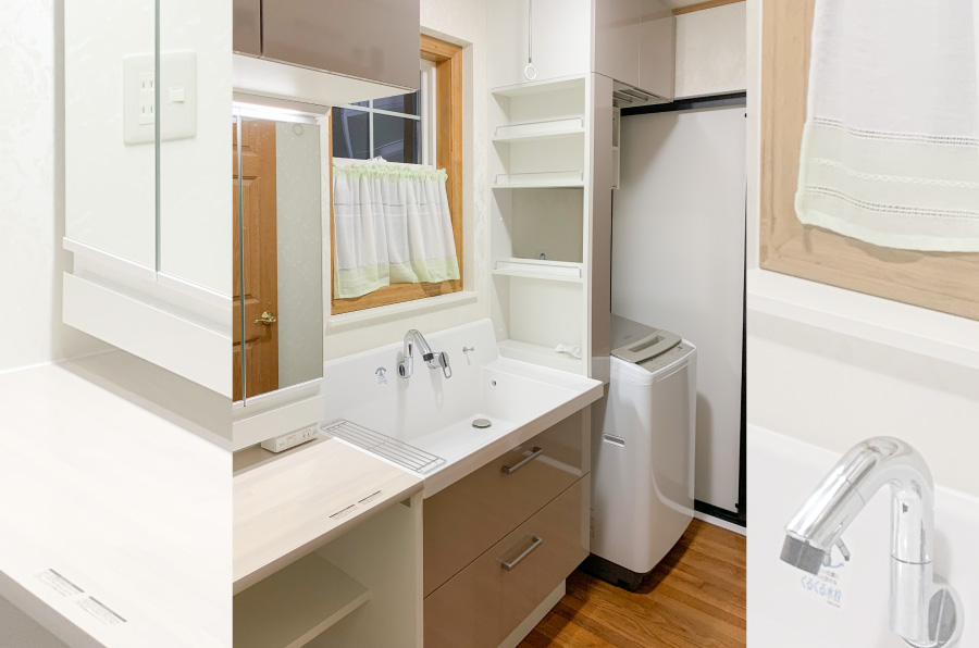 洗面入替えセレーノホーム フォーム事例