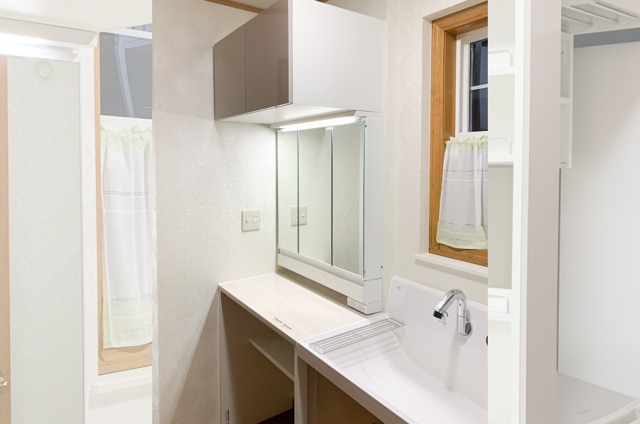 洗面入替えセレーノホームリフォーム実績